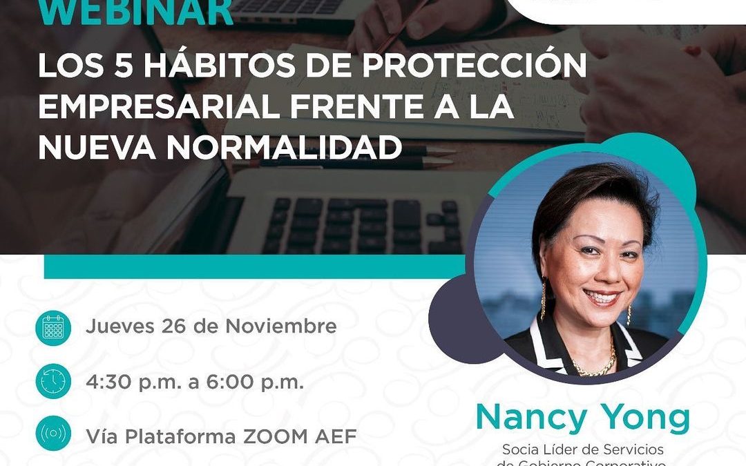 Los 5 hábitos de protección empresarial frente a la nueva normalidad.