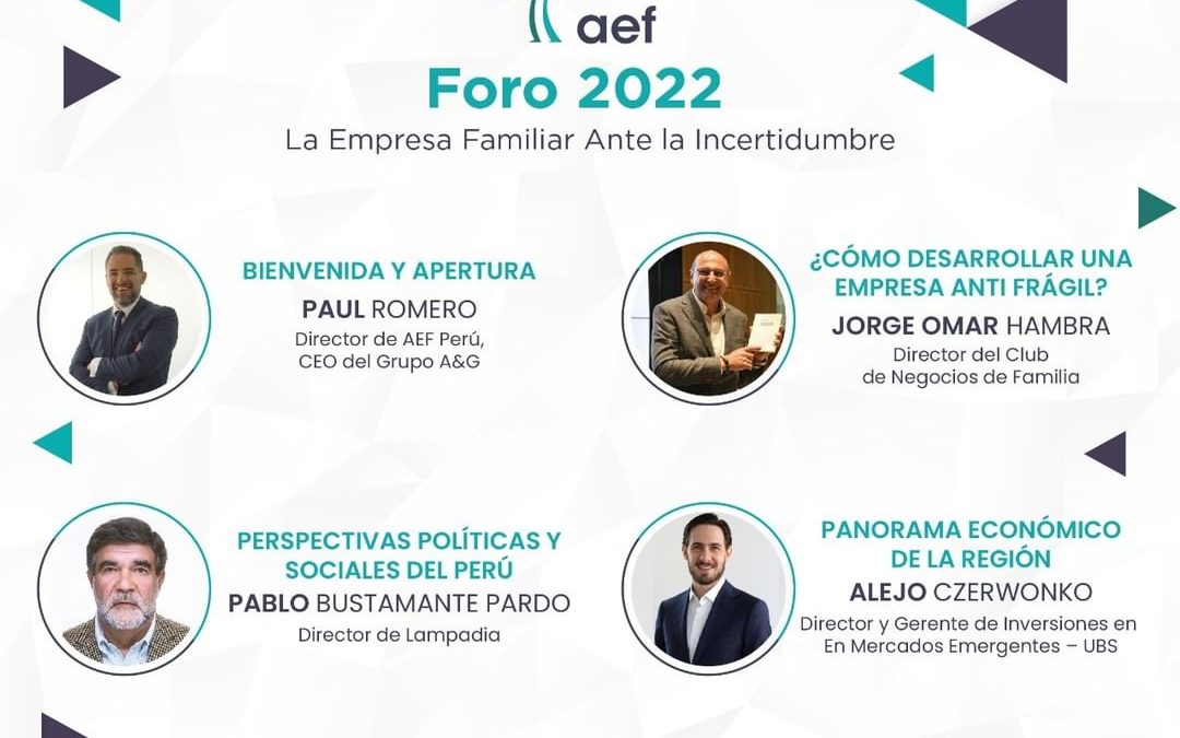 “La Empresa Familiar ante la Incertidumbre”.