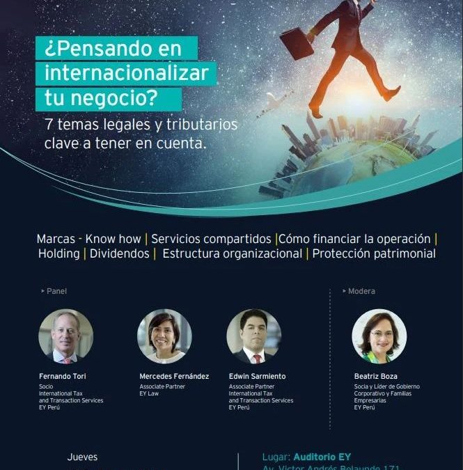  “¿Pensando en internacionalizar tu negocio?”.