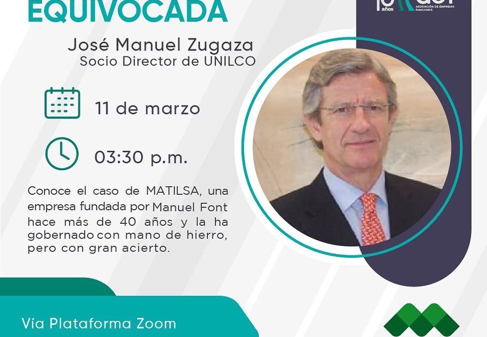 LA SUCESIÓN EQUIVOCADA por José Manuel Zugaza.