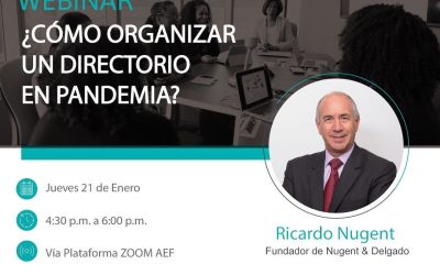 ¿Cómo organizar un directorio en pandemia?