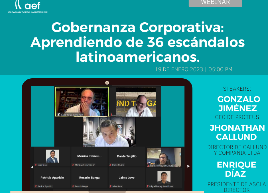 “Gobernanza corporativa: Aprendiendo de 36 escándalos latinoamericanos”