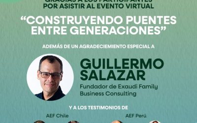 “Construyendo puentes entre generaciones”.
